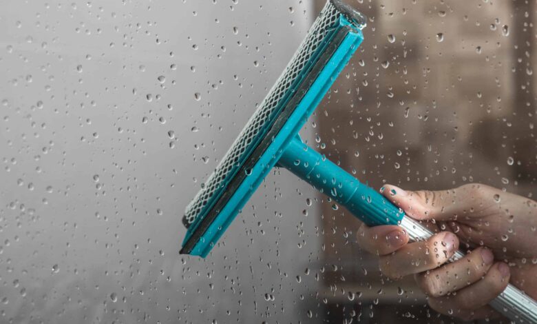 how to clean shower glass