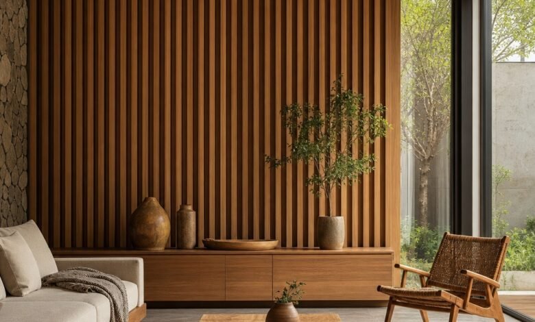 Wood Paneling and Sustainable Timber transforming modern home interiors with natural wood wall panels