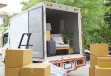 long distance moving companies loading household belongings into a moving truck